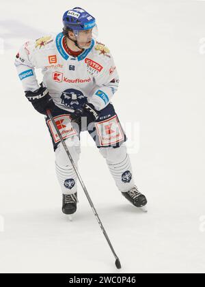 Die tschechische Eishockeylegende Jaromir Jagr, Inhaber von Rytiri Kladno, im Einsatz während der 35. Runde des tschechischen Eishockeyspiels BK Mlada Boleslav - Rytiri Stockfoto