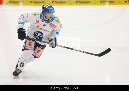 Die tschechische Eishockeylegende Jaromir Jagr, Inhaber von Rytiri Kladno, im Einsatz während der 35. Runde des tschechischen Eishockeyspiels BK Mlada Boleslav - Rytiri Stockfoto