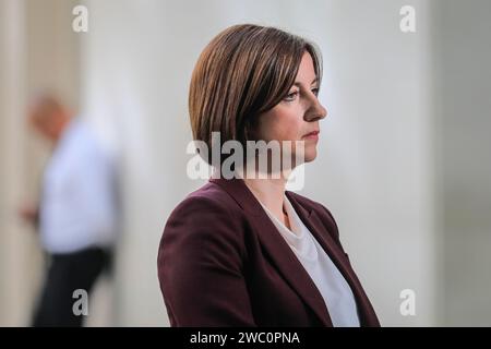 Bridget Phillipson, Abgeordneter, Shadow Secretary of State for Education, Labour Party, außerhalb der BBC, London, Großbritannien Stockfoto