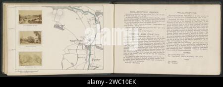 Blick auf einen Park in Mongewell, Henry W. Taunt, 1871 Foto Mongewell fotografische Unterstützung Albumen Print River. park Mongewell. Themse Stockfoto