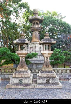 Sumiyoshi Taisha Großschrein in Osaka, Japan. Stockfoto