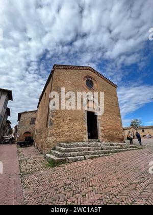 Chiesa di San Pietro, San Gimignano Stockfoto