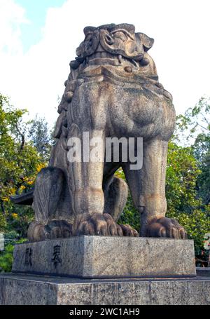 Sumiyoshi Taisha Großschrein in Osaka, Japan. Stockfoto