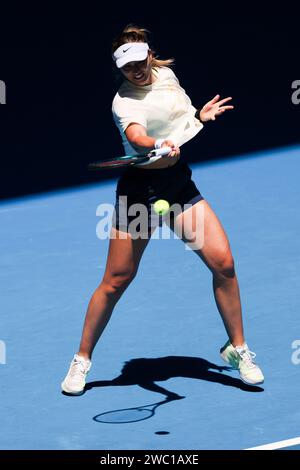 2024 Australian Open: Vorschauen Stockfoto