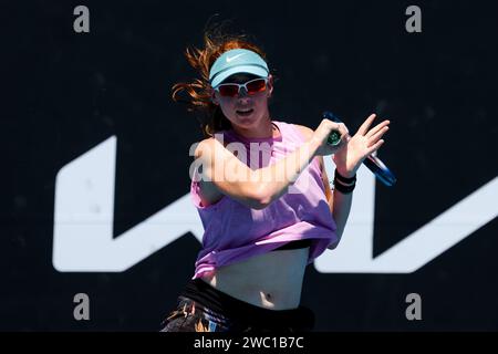 2024 Australian Open: Vorschauen Stockfoto