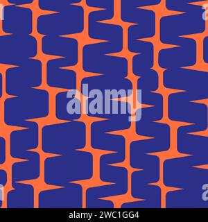 Abstraktes Streifenmuster. Nahtloser Hintergrund der geometrischen Linie Stock Vektor