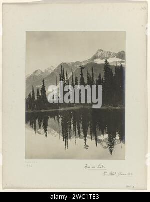 Blick auf Marion Lake und Mount Abbot in British-Columbia, William McFarlane Notman (zugeschrieben), 1903 Foto Brits-Columbia baryta Papier. Pappe Gelatine Silberdruck See. Berge Mount Abbott. Marion Lake Stockfoto