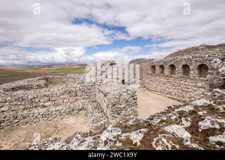 termas del teatro, parque Arqueológico de Segóbriga, Saelices, Cuenca, Castilla-La Mancha, Spanien Stockfoto