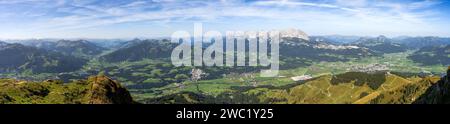 Blick vom Kitzbüheler Horn in Österreich Stockfoto