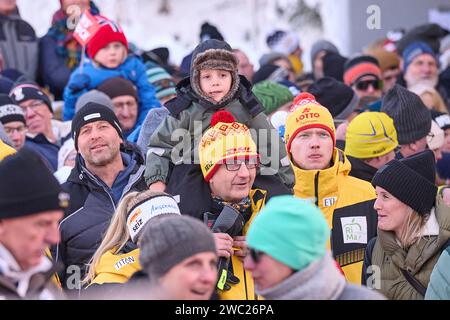 Innsbruck, Österreich 13.- 14. Januar 2024: Eberspächer Rennrodel Weltcup - 2023/2024 - 13.01.2024 Im Bild: Stockfoto