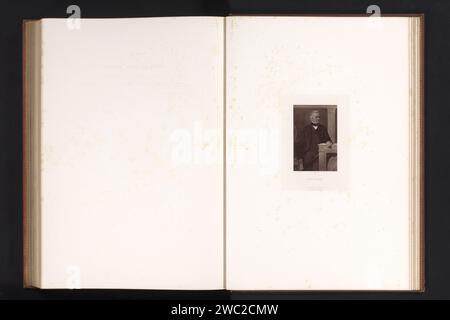 Fotoproduktion eines gemalten Porträts von Adolphe Thiers von Paul Delaroche, Robert Jefferson Bingham, nach Paul Delaroche, in oder nach 1856 - in oder vor 1858 Fotografie Paris Papieralbumendruck / Gravur historischer Personen. Politiker, z. B. Parteiführer Stockfoto