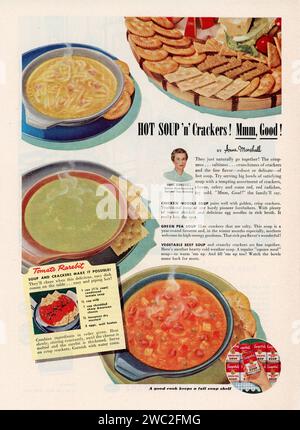 Vintage-Werbespot „Good Housekeeping“, März 1953, USA Stockfoto