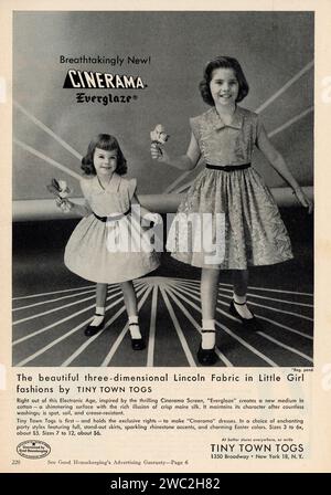 Vintage-Werbespot „Good Housekeeping“, März 1953, USA Stockfoto