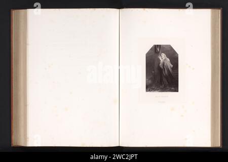 Fotoproduktion eines Gemäldes von Maria am Kreuz von Paul Delaroche, Robert Jefferson Bingham, nach Paul Delaroche, um 1853 - in oder vor 1858 Fotografie Paris Papier. Albumendruck / Gravur Mary Weping Stockfoto