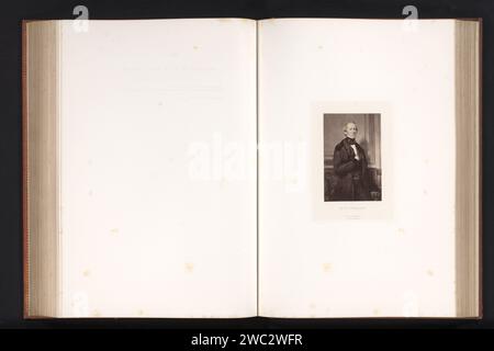 Fotoproduktion eines gemalten Porträts von James Mallet von Paul Delaroche, Robert Jefferson Bingham, nach Paul Delaroche, um 1853 - in oder vor 1858 Fotografie Paris Papier. Albumendruck / Gravur historischer Personen. Banker Stockfoto