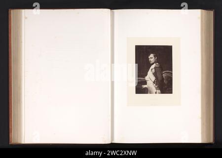Fotoproduktion eines gemalten Porträts von Napoleon Bonaparte von Paul Delaroche, Robert Jefferson Bingham, nach Paul Delaroche, um 1853 - in oder vor 1858 Fotografie Paris Papier. Albumendruck / Gravur historischer Personen. kaiser Stockfoto