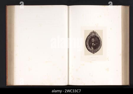 Fotoproduktion eines gemalten Porträts von General Henri Gatien Bertrand von Paul Delaroche, Robert Jefferson Bingham, nach Paul Delaroche, um 1853 - in oder vor 1858 Fotografie Paris Papier. Albumendruck / Gravur historischer Personen. oberbefehlshaber, General, Marshal Stockfoto