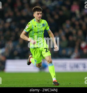 West Bromwich, Großbritannien. Januar 2024. Blackburn's Andy Moran während des EFL Sky Bet Championship-Spiels zwischen West Bromwich Albion und Blackburn Rovers am 13. Januar 2024 bei den Hawthorns in West Bromwich, England. Foto von Stuart Leggett. Nur redaktionelle Verwendung, Lizenz für kommerzielle Nutzung erforderlich. Keine Verwendung bei Wetten, Spielen oder Publikationen eines einzelnen Clubs/einer Liga/eines Spielers. Quelle: UK Sports Pics Ltd/Alamy Live News Stockfoto