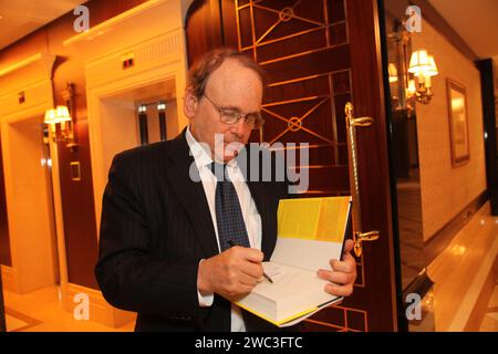 Dr. Daniel Yergin, amerikanischer Historiker, Ökonom und Schriftsteller, Pulitzer-Preisträger, Mitbegründer des CERA Consultancy, Autor des Preises The Quest & Other Stockfoto