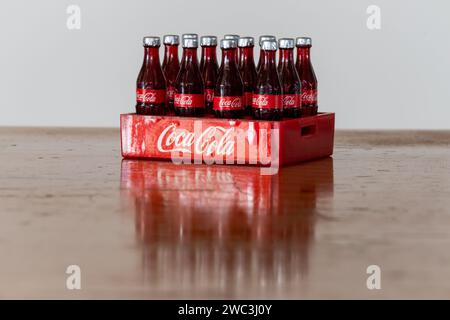 Flasche Coca-Cola Stockfoto