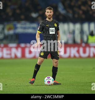 Darmstadt, Deutschland. Januar 2024. 13.01.2024, xdcx, Fussball Bundesliga, SV Darmstadt 98 - Borussia Dortmund, emonline, emspor, despor, v.l., SALIH ÖZCAN (BORUSSIA DORTMUND) DFL/DFB-VORSCHRIFTEN VERBIETEN DIE VERWENDUNG VON FOTOGRAFIEN ALS BILDSEQUENZEN UND/ODER QUASI-VIDEO. Quelle: dpa/Alamy Live News Stockfoto