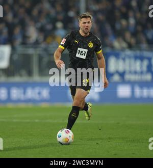 Darmstadt, Deutschland. Januar 2024. 13.01.2024, xdcx, Fussball Bundesliga, SV Darmstadt 98 - Borussia Dortmund, emonline, emspor, despor, v.l., NICLAS FÜLLKRUG (BORUSSIA DORTMUND) DFL/DFB-VORSCHRIFTEN VERBIETEN DIE VERWENDUNG VON FOTOGRAFIEN ALS BILDSEQUENZEN UND/ODER QUASI-VIDEO. Quelle: dpa/Alamy Live News Stockfoto