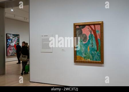 Henri Matisse Gemälde „Periwinkles/Moroccan Garden“ ist im Museum of Modern Art in New York City, 2024, USA, zu sehen Stockfoto