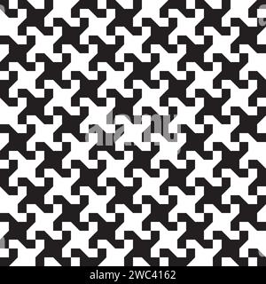 Nahtloser abstrakter Hintergrund mit geometrischem Muster Stock Vektor