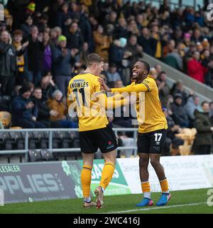 Boston United Vs Curzon Ashton Vanarama National League North Jakemans Community Stadium, Boston, Lincolnshire, England 13.01.2024 Stockfoto