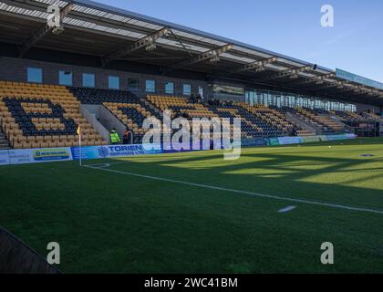 Boston United Vs Curzon Ashton Vanarama National League North Jakemans Community Stadium, Boston, Lincolnshire, England 13.01.2024 Stockfoto