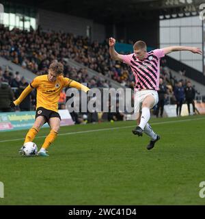 Boston United Vs Curzon Ashton Vanarama National League North Jakemans Community Stadium, Boston, Lincolnshire, England 13.01.2024 Stockfoto