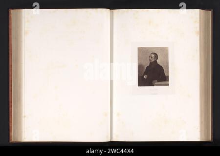 Fotoproduktion eines gemalten Porträts von Francois Guizot von Paul Delaroche, Robert Jefferson Bingham, nach Paul Delaroche, um 1853 - in oder vor 1858 Fotografie Paris Papier. Albumendruck / Gravur historischer Personen. Politiker, z. B. Parteiführer Stockfoto