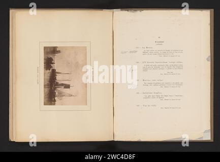 Fotoproduktion des Marinebaldes; Eau Calme von Antonie Waldorp, Anonym, nach Antonie Waldorp, um 1878 - in oder vor 1883 Fotografie Papieralbumen Druckmalerei, Zeichnung und Grafik. Segelschiff, Segelboot. Landschaften mit Gewässern, Wasserlandschaften, Meereslandschaften (in der gemäßigten Zone) Stockfoto
