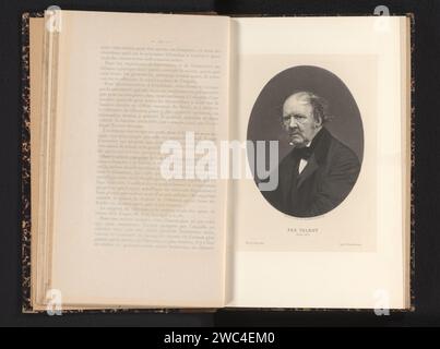 Portret van William Henry Fox Talbot, John Moffat, um 1872 - in oder vor 1877 photomechanischen Druck Paris Paper Historical Persons. Porträt, Selbstporträt des Fotografen Stockfoto