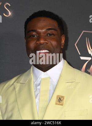 Los Angeles, USA. Januar 2024. Sam Richardson kam zur 75. Primetime Emmy Performer Nominees Celebration, die am 13. Januar 2024 im JW Marriott LA Live in Los Angeles stattfand. © Tammie Arroyo/AFF-USA.com Credit: AFF/Alamy Live News Stockfoto
