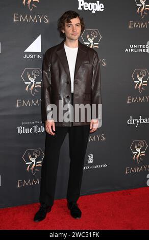 Los Angeles, USA. Januar 2024. Josh Whitehouse kam zur 75. Primetime Emmy Performer Nominees Celebration, die am 13. Januar 2024 im JW Marriott LA Live in Los Angeles stattfand. © Tammie Arroyo/AFF-USA.com Credit: AFF/Alamy Live News Stockfoto