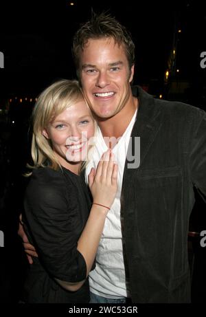 New York, USA. Januar 2024. Der Schauspieler Alec Musser, 50 Jahre alt, starb am 13. Januar 2024 an einem unbekannten Grund in seinem Haus in Del Mar, Kalifornien. Kelli Giddish & Alec Musser POZ Event - AIDS Walk New York Fundraiser am 18. Mai 2006 © Steven Bergman/AFF-USA.com Credit: AFF/Alamy Live News Stockfoto