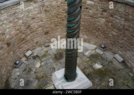 Die griechische Schlangensäule im Hippodrom von Konstantinopel in Isatanbul, Türkei Stockfoto