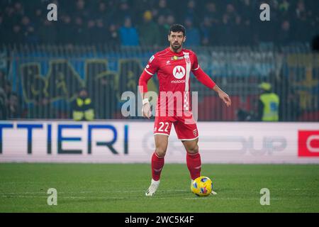 Monza, Italien. Januar 2024. Pablo Mari, während des AC Monza gegen FC Inter, Serie A, im U-Power Stadium. Quelle: Alessio Morgese/Alessio Morgese/Emage/Alamy Live News Stockfoto