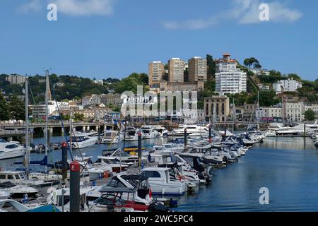 Torquay Marina, Devon, England, Großbritannien Stockfoto