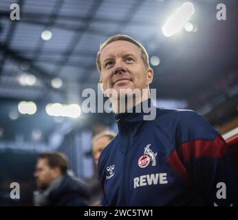 Köln, Deutschland. Januar 2024. Trainer Timo Schultz (Köln) 1. FC Köln - 1. FC Heidenheim 13.01.2024 Copyright (nur für journalistische Zwecke) by Stockfoto