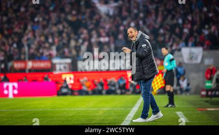 Köln, Deutschland. Januar 2024. Trainer Frank Schmidt (FCH) 1. FC Köln - 1. FC Heidenheim 13.01.2024 Copyright (nur für journalistische Zwecke) by Stockfoto