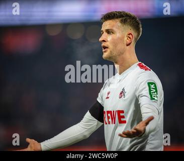 Köln, Deutschland. Januar 2024. Rasmus Carstensen (Köln) 1. FC Köln - 1. FC Heidenheim 13.01.2024 Urheberrecht (nur für journalistische Zwecke) von : Stockfoto