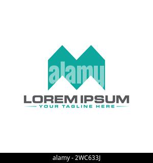 M-Letter-Logo. Kreatives und professionelles Logo-Design. Stock Vektor