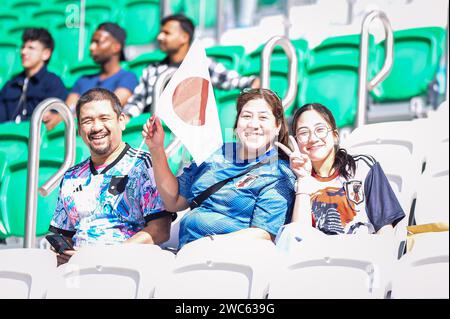 Doha, Katar. 14. Januar 2024. Japan gegen Vietnam Gruppe D - AFC Asiencup Katar 2023 im Al Thumama Stadum. Quelle: Meng Gao/Alamy Live News Stockfoto