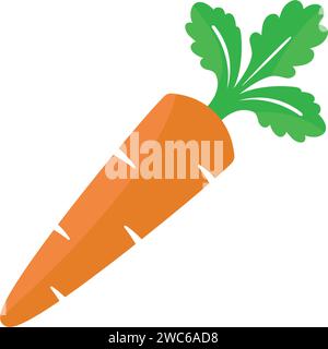 Cartoon Karottengemüse Stock Vektor