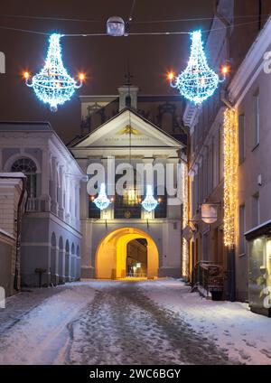 Unsere Liebe Frau von Tor der Morgenröte Kapelle in Vilnius. Litauen Stockfoto