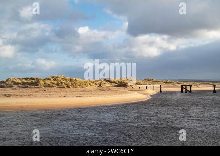 East Beach. Lossiemouth, Morayshire, Schottland Stockfoto