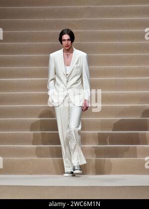 LUCA MAGLIANO MODENSCHAU IM PITTI UOMO #105 Stockfoto