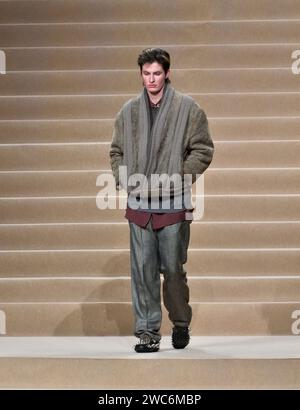 LUCA MAGLIANO MODENSCHAU IM PITTI UOMO #105 Stockfoto